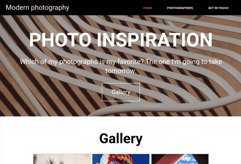 Современная фотография