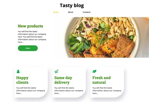 Вкусный блог